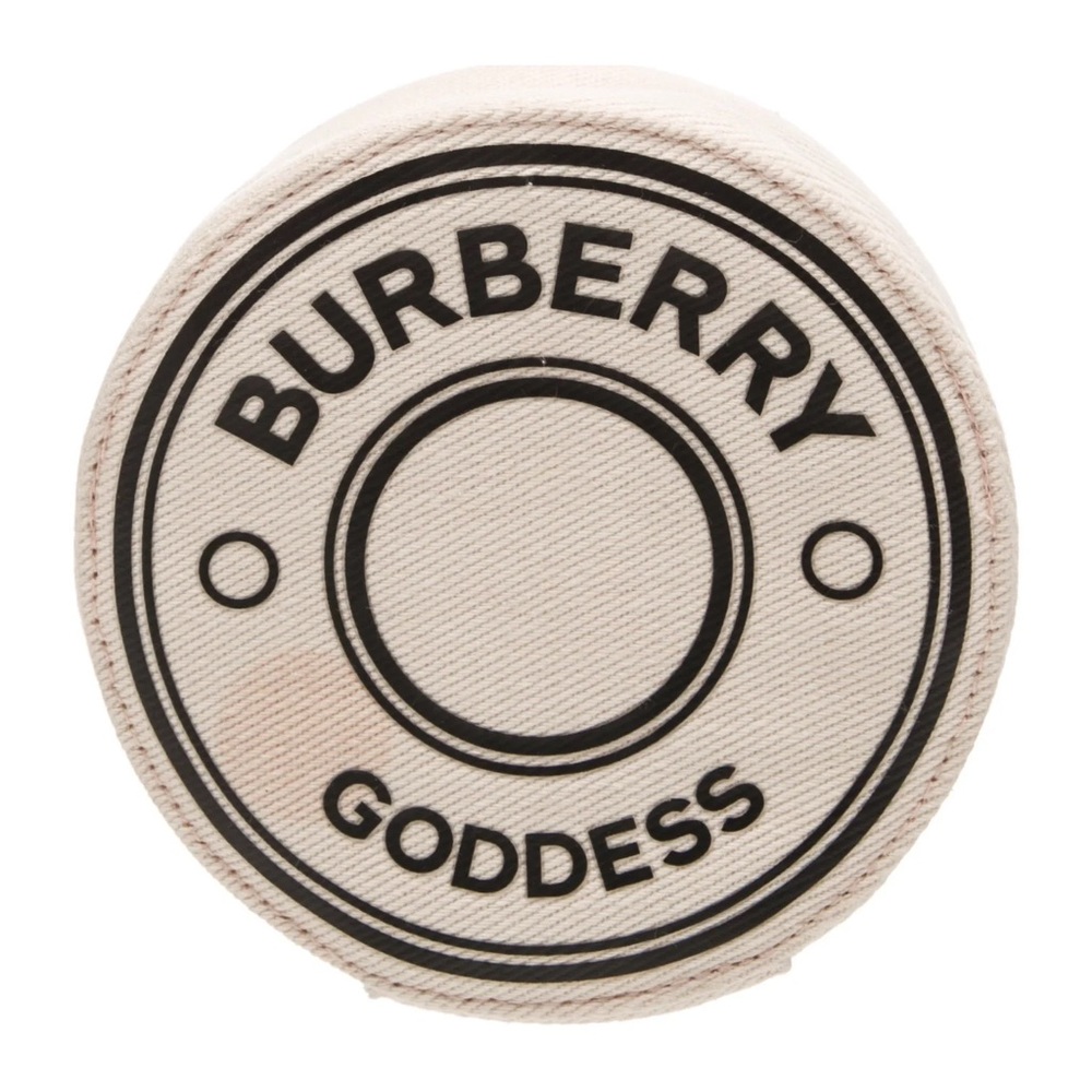 Burberry Goddess Circular Cream jewelry Bag